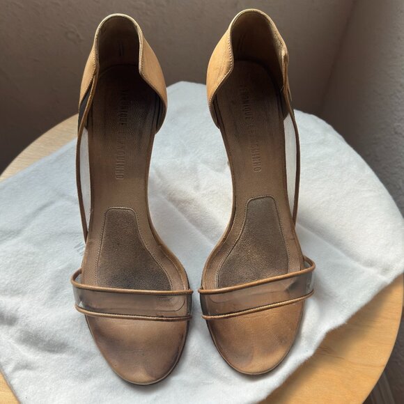 00s Veronique Branquinho D’Orsay Sandals, Sz 37.5, Box & Dustbag included - Picture 7 of 11